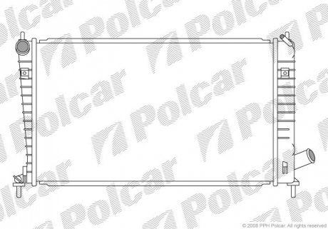 Радіатор охолодження Polcar 652308-1