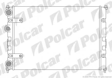 Радиатор охлаждения Polcar 671308-1