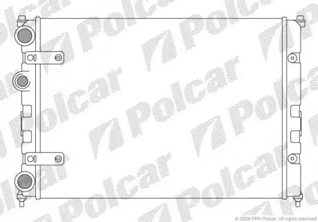 Радиатор охлаждения Polcar 671308-1