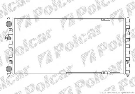 Радіатор охолодження Polcar 671308-5 (фото 1)
