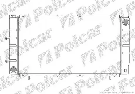 Радиатор охлаждения Polcar 720508-2
