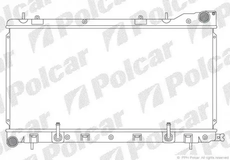 Радиатор охлаждения Polcar 723908-3