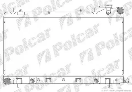 Радіатор охолодження Polcar 724108-2