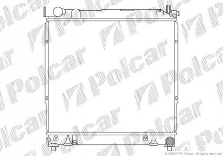 Радиатор охлаждения Polcar 740808-3