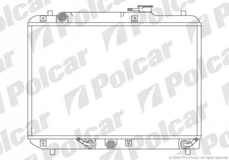 Радиатор охлаждения Polcar 741208-2