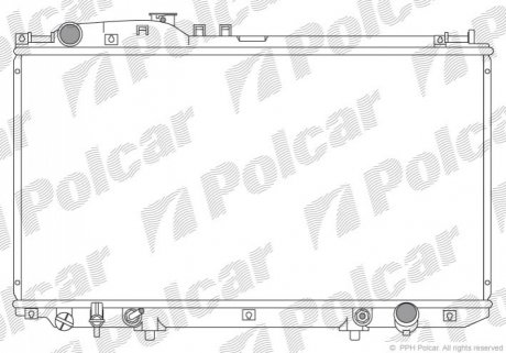 Радиатор охлаждения Polcar 802108-2