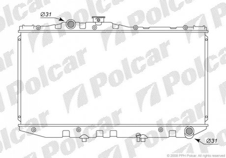 Радиатор охлаждения Polcar 813008-1