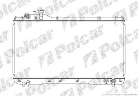 Радіатор охолодження Polcar 814408-1
