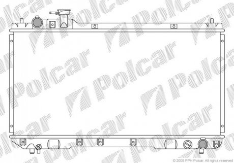 Радиатор охлаждения Polcar 814408-2