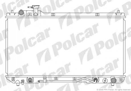 Радиатор охлаждения Polcar 814408-4 (фото 1)