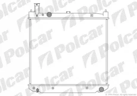 Радиатор охлаждения Polcar 816708-1