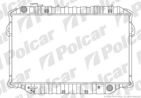 Радиатор охлаждения Polcar 817608-4