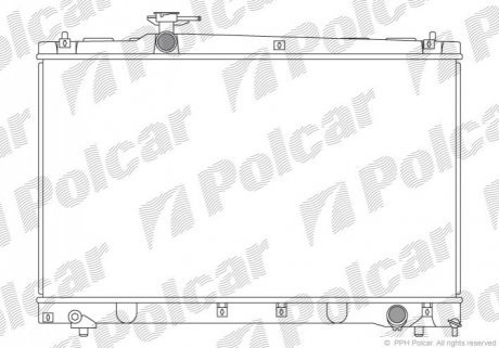 Радиатор охлаждения Polcar 818708-2 (фото 1)