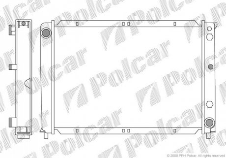 Радиатор охлаждения Polcar 903108-4