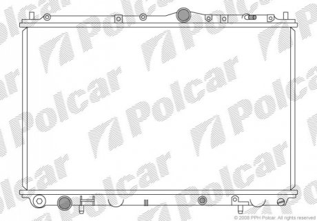 Радиатор охлаждения Polcar 904008-1 (фото 1)