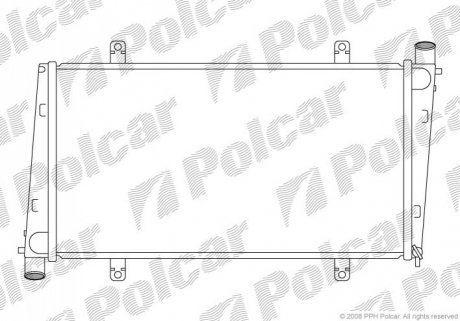 Радіатор охолодження Polcar 904008-2