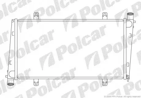 Радіатор охолодження Polcar 904008-2