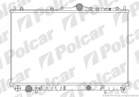 Радиатор охлаждения Polcar 904008-5 (фото 1)