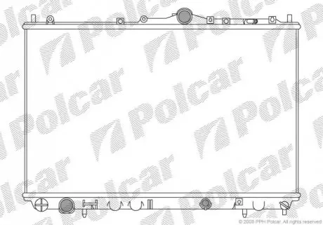 Радіатор охолодження Polcar 904008-5