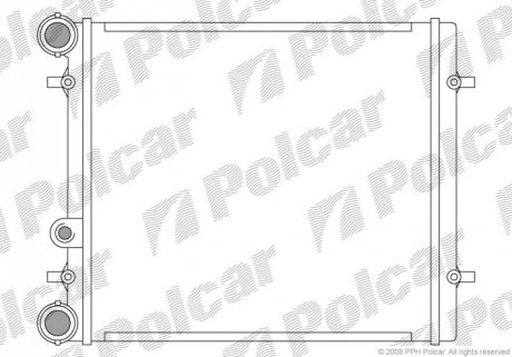 Радіатор охолодження Polcar 954108-1