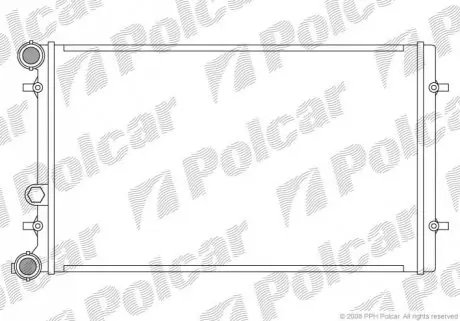 Радиатор охлаждения Polcar 954108-2