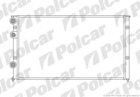 Радіатор охолодження Polcar 954608-8