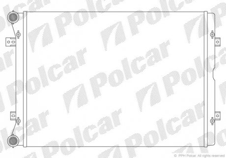 Радиатор охлаждения Polcar 955108-1 (фото 1)
