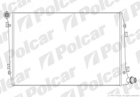 Радіатор охолодження Polcar 955508-2 (фото 1)