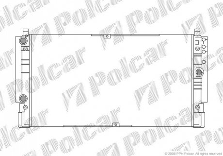 Радіатор охолодження Polcar 956608-1