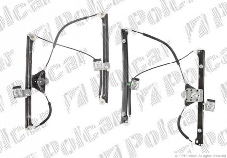 Склопідйомник ручної Polcar 6713PSM2 (фото 1)