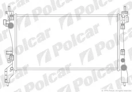 Радиатор охлаждения Polcar 308508-1