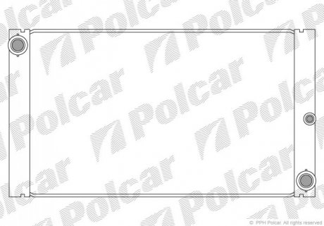 Радіатор охолодження Polcar 2023081X