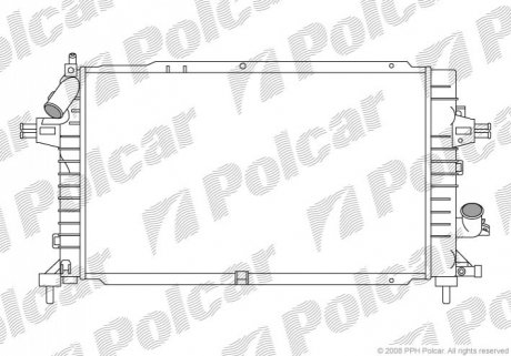Радиатор охлаждения Polcar 550908-6 (фото 1)