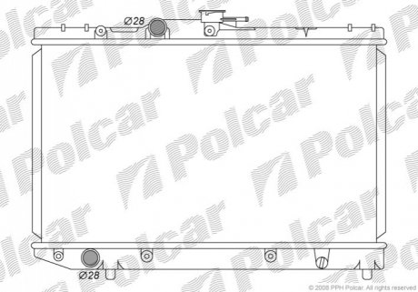 Радіатор охолодження Polcar 810108-4