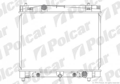 Радіатор охолодження Polcar 810508-2