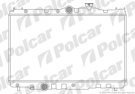Радиатор охлаждения Polcar 810908-1 (фото 1)