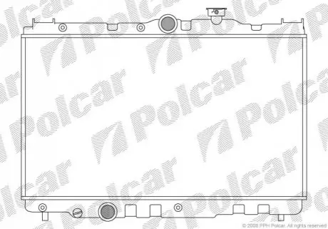 Радиатор охлаждения Polcar 810908-1