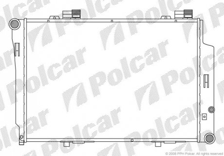 Радіатор охолодження Polcar 500208-1