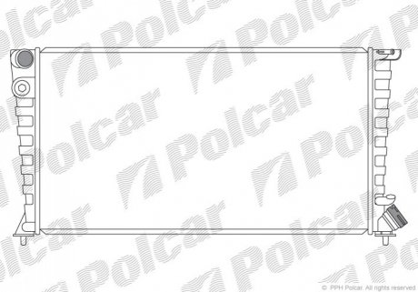 Радиатор охлаждения Polcar 232608-4