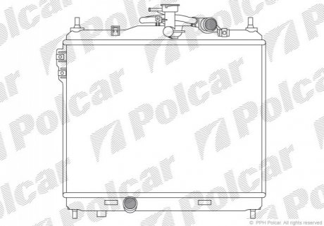 Радіатор охолодження Polcar 4042085X (фото 1)