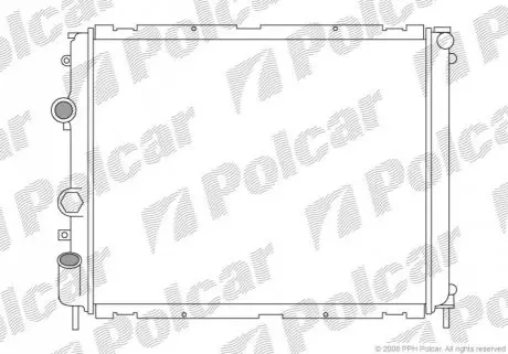 Радіатор охолодження Polcar 601508-3