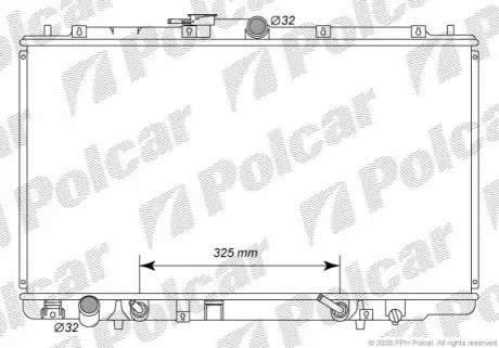 Радиатор охлаждения Polcar 381808-7
