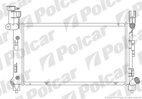 Радиатор охлаждения Polcar 240008-5