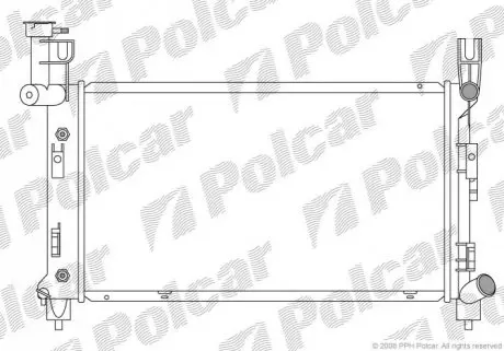 Радіатор охолодження Polcar 240008-5