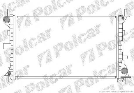 Радіатор охолодження Polcar 320108-2
