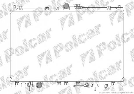 Радіатор охолодження Polcar 525208-1