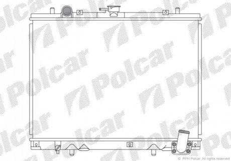 Радіатор охолодження Polcar 527708-1
