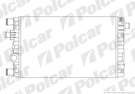 Радіатор охолодження Polcar 300208A1