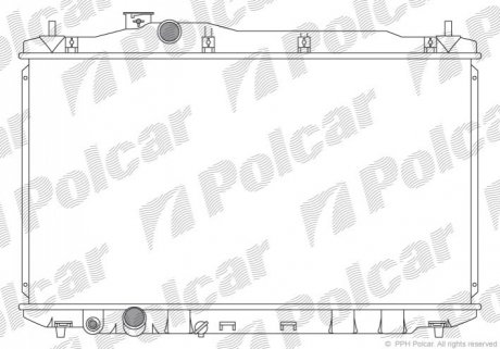 Радиатор охлаждения Polcar 3829084K