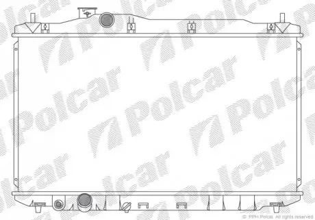 Радиатор охлаждения Polcar 3829084K